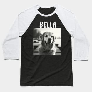 Bella, bootleg,  golden retriever puppy design for dog lovers Baseball T-Shirt